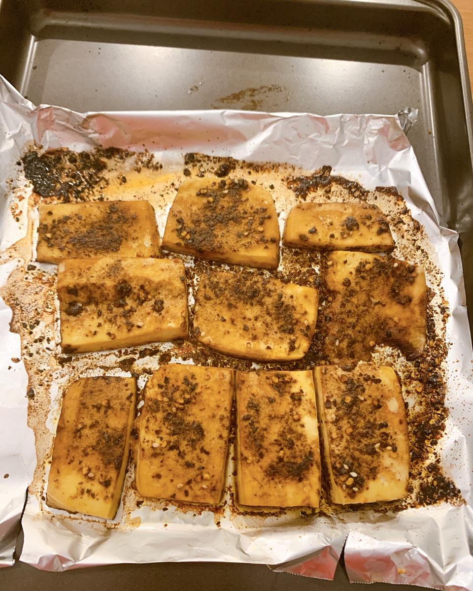 秒杀烧烤摊的烤豆腐（烤箱版）