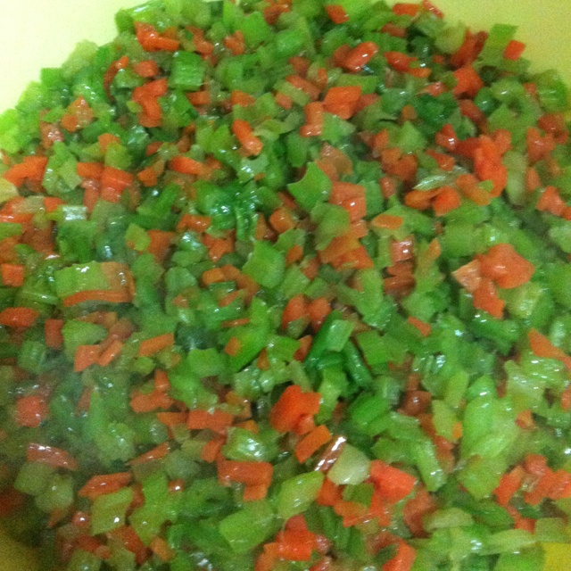 芹菜胡萝卜碎