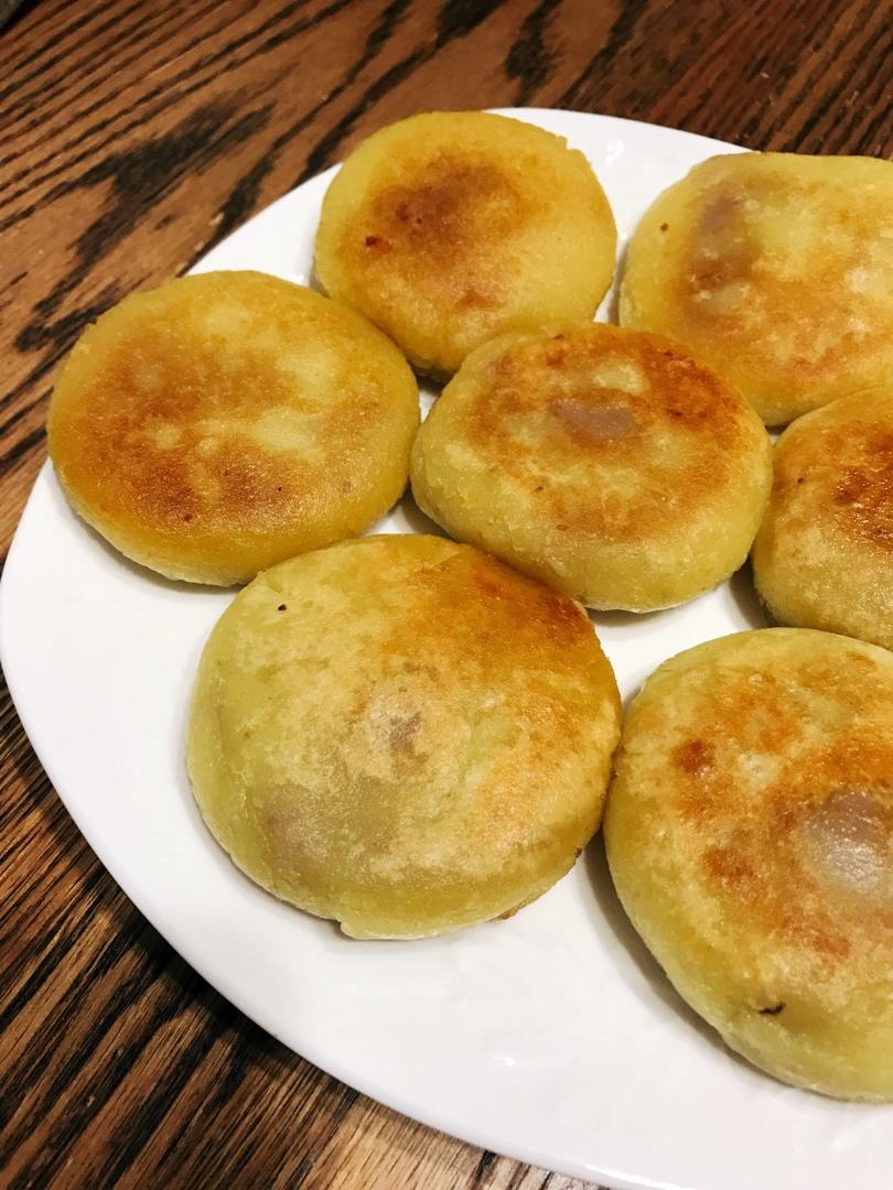 不开裂，隔夜也不会变硬的红薯饼