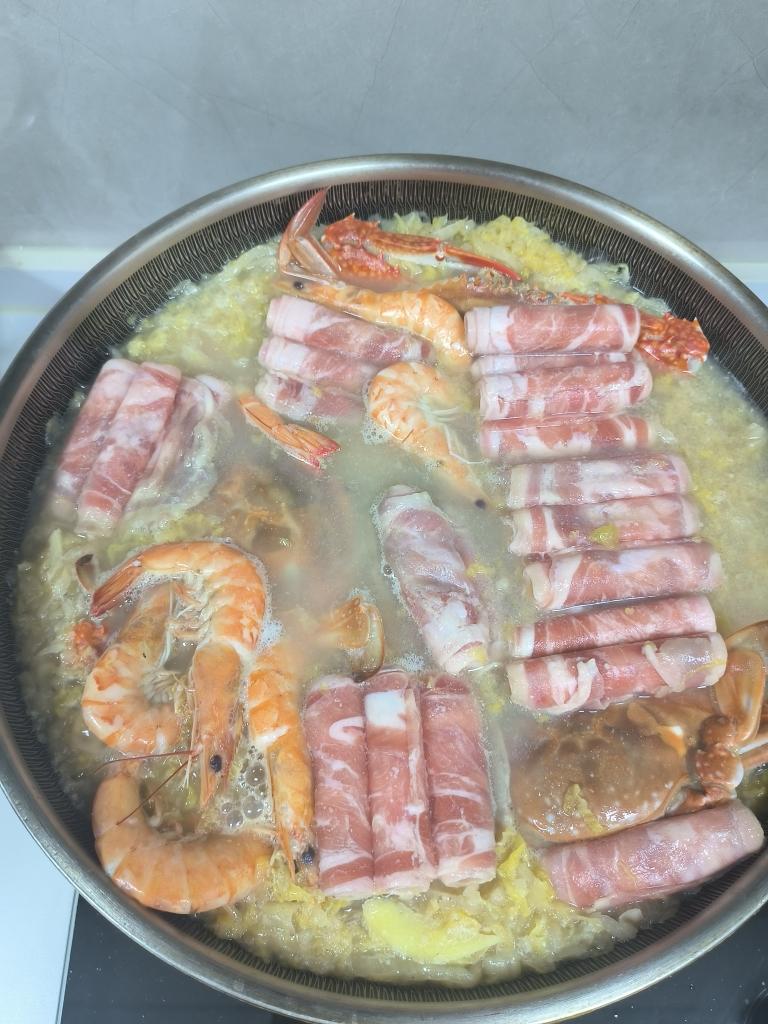 海鲜汆锅底