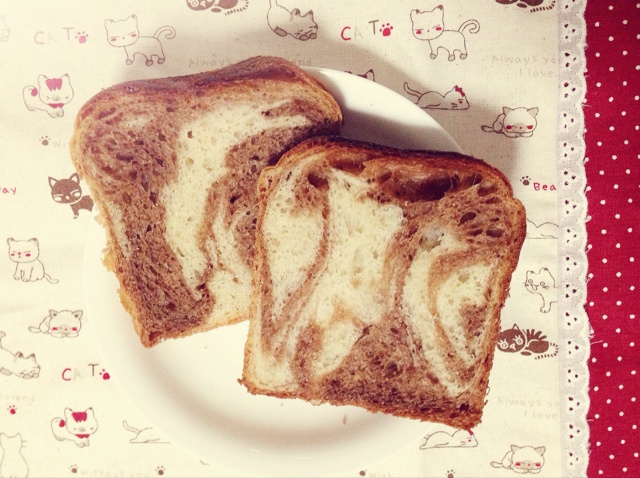 巧克力大理石片面包