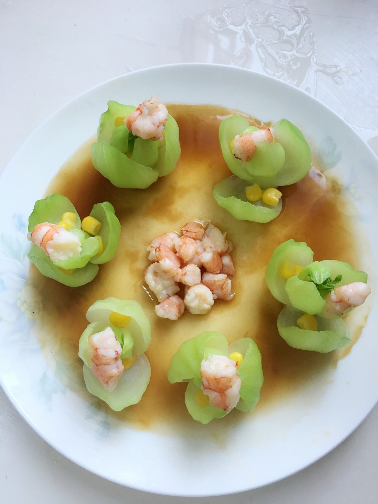 油菜虾仁——春天做一道既好吃又好看的菜