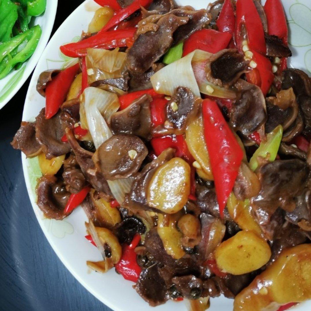 爆炒鸭胗（超下饭(✪▽✪)）
