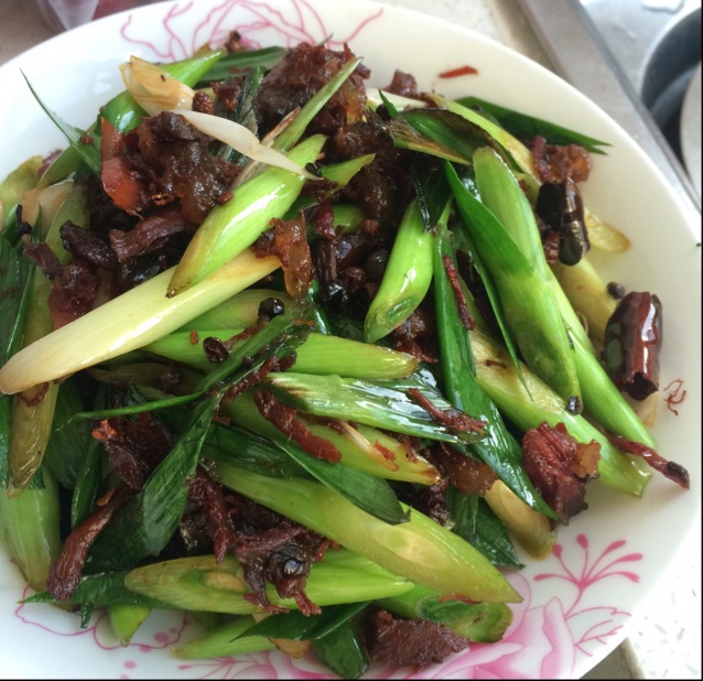 青蒜炒腊肉