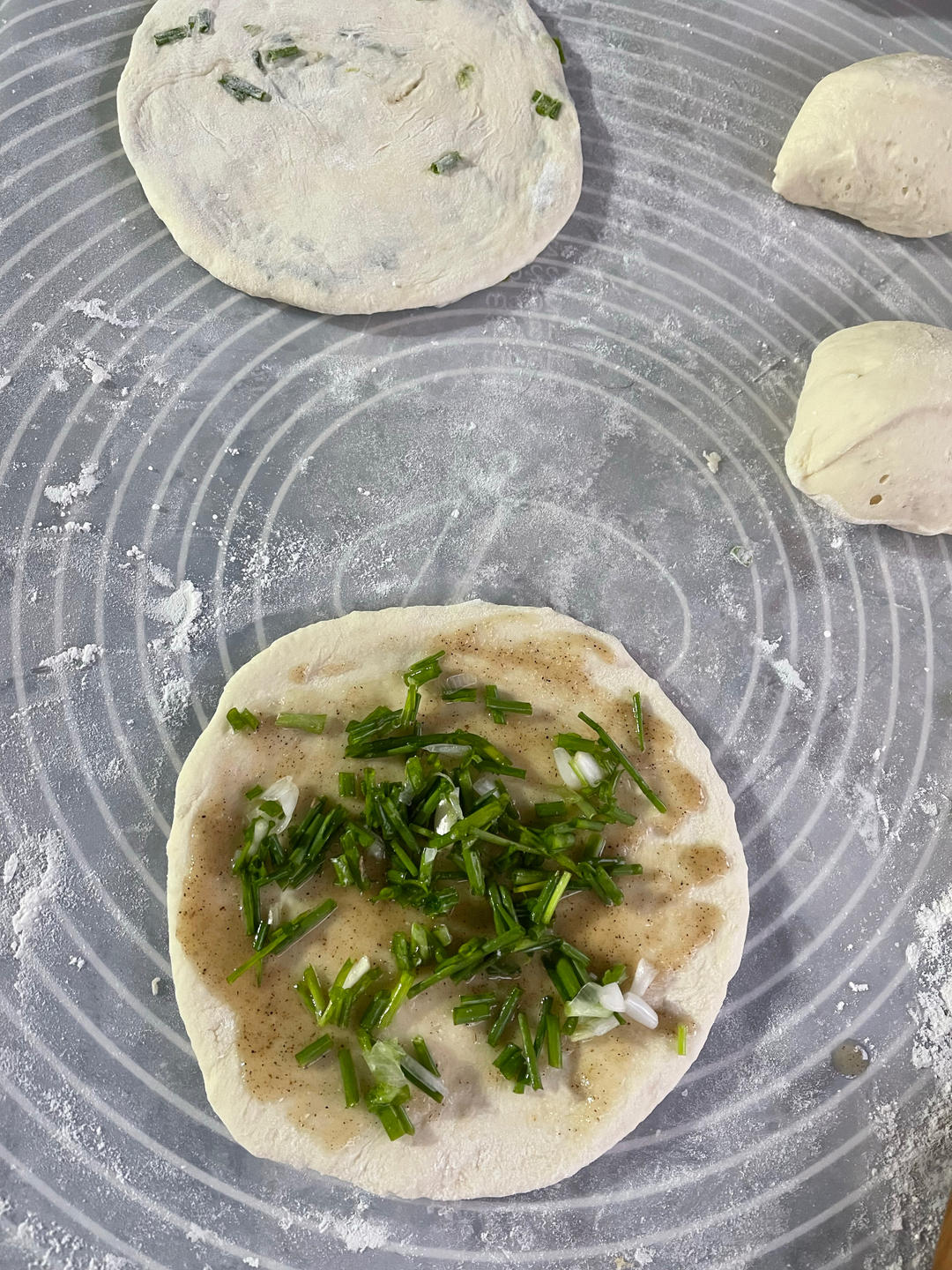 葱油饼—冰箱冷藏发酵法