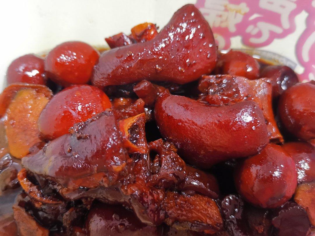 甜醋焖猪脚