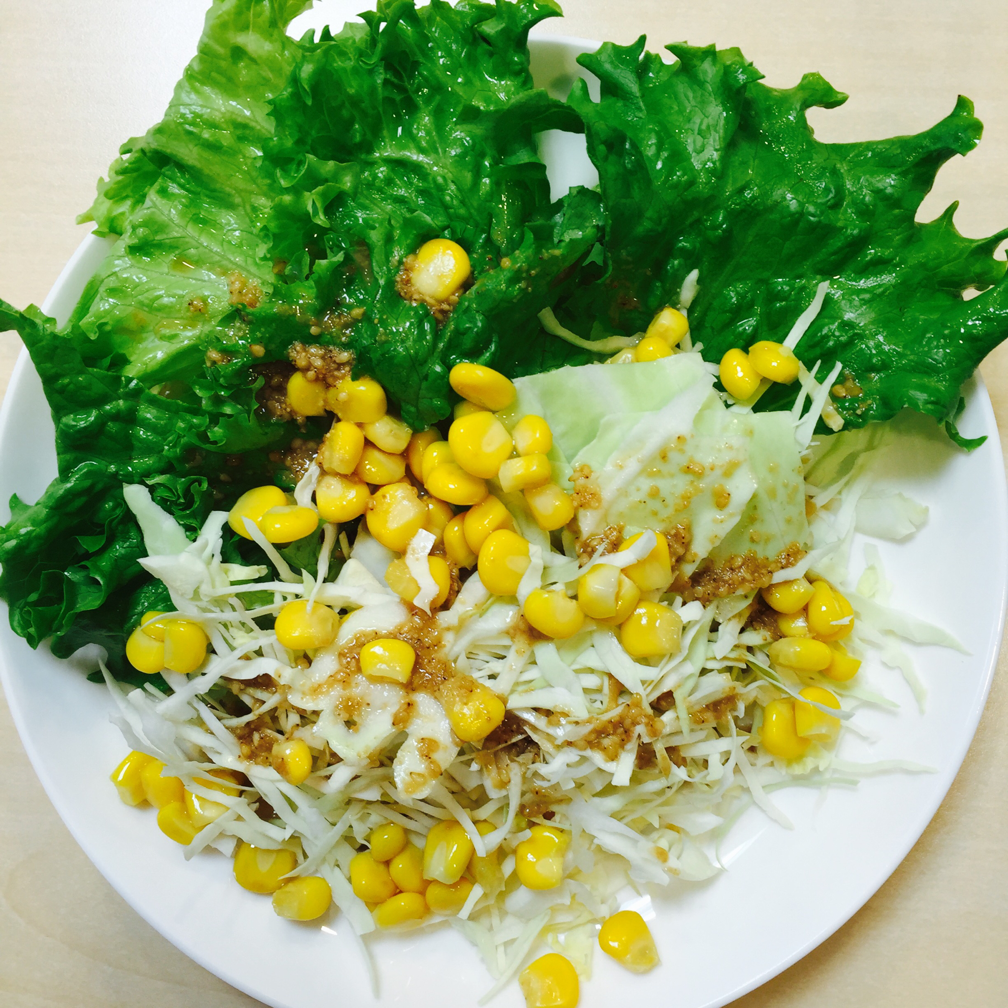 油醋汁苦苣沙拉