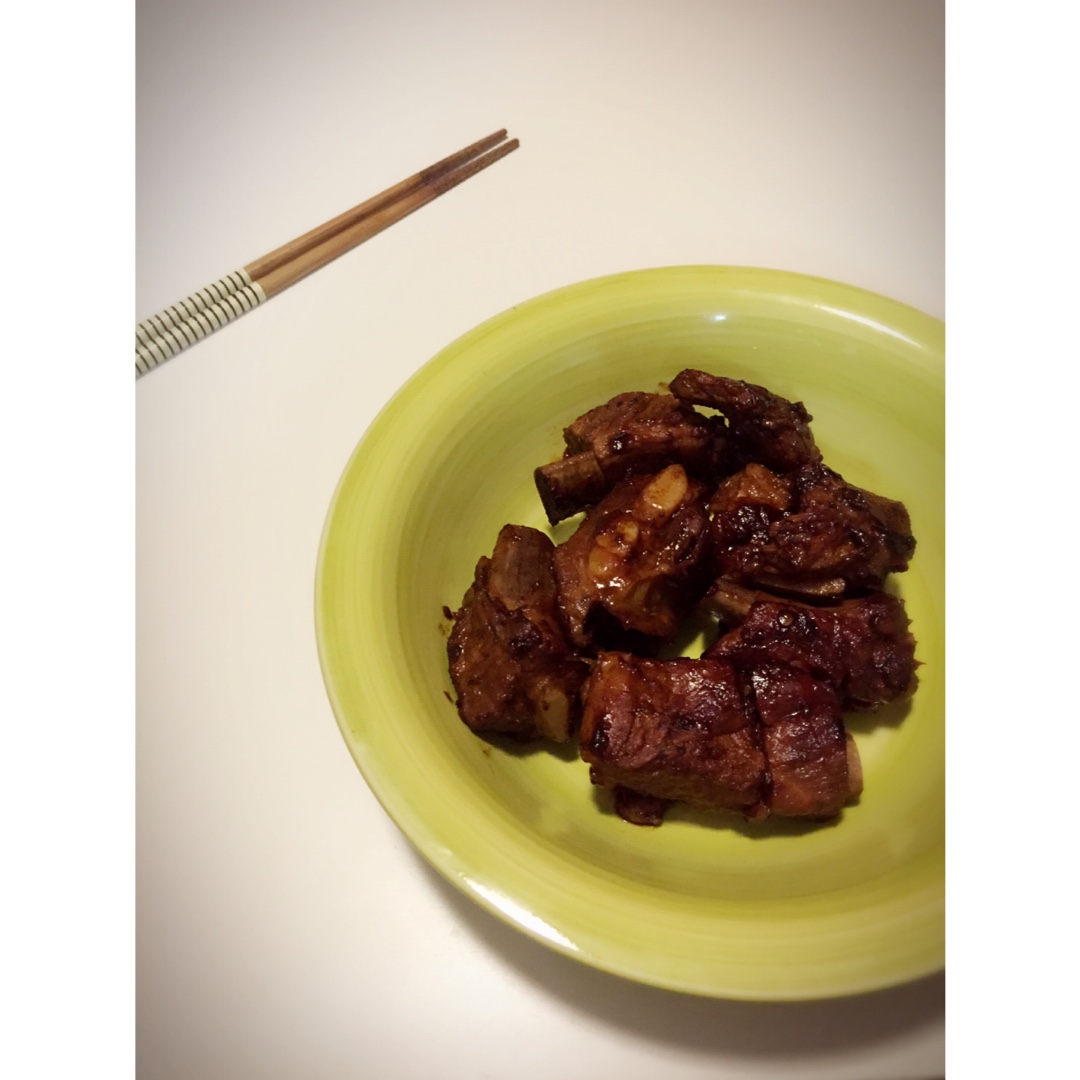 红扑扑酱排骨