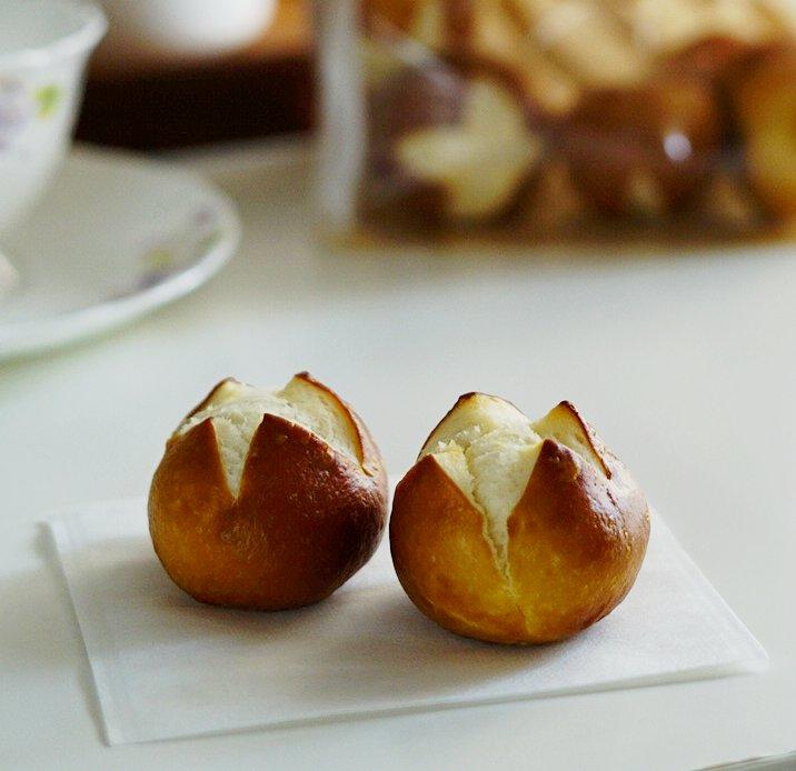 德式碱水面包｜一口碱水球｜超级快手｜免冷冻｜免发酵｜免手套膜