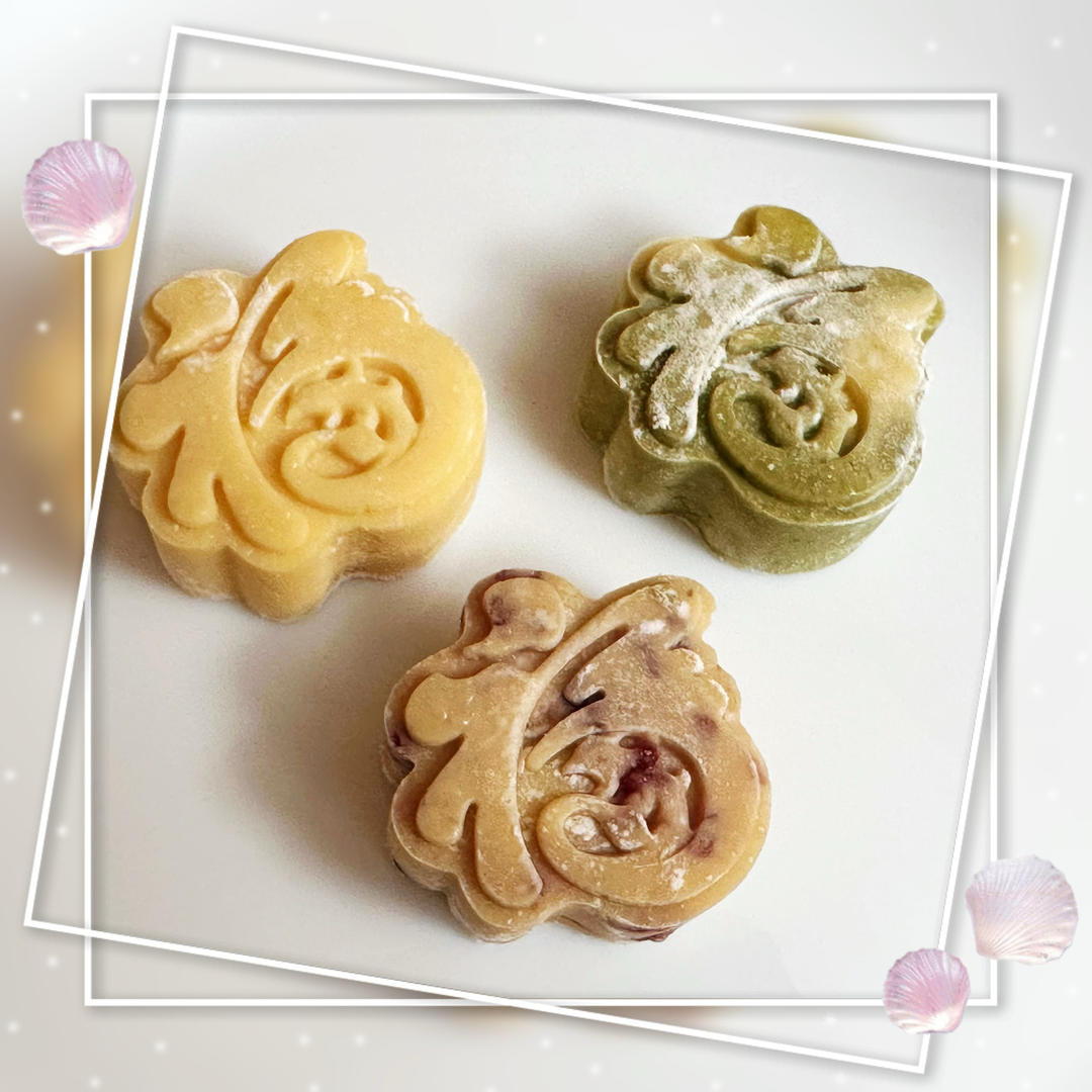 三款流心夹心绿豆糕~简单易做！夏日清爽甜品~