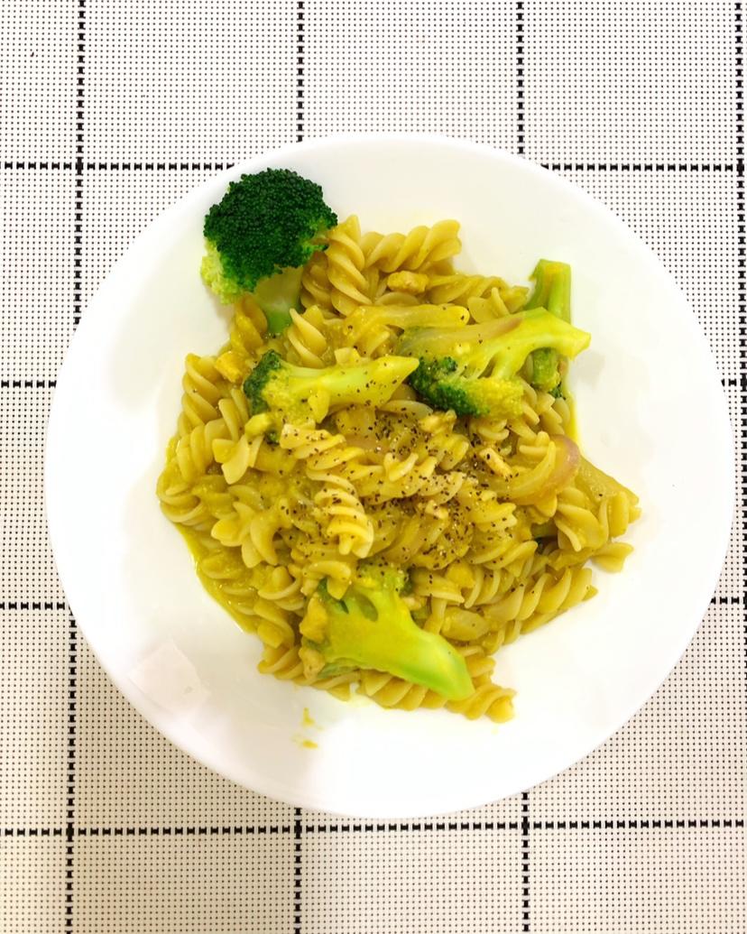 浓情南瓜汁鸡肉意大利面