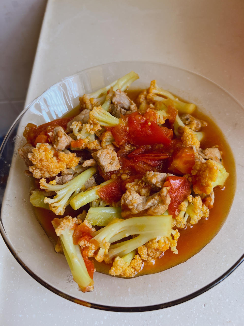 花菜炒肉片