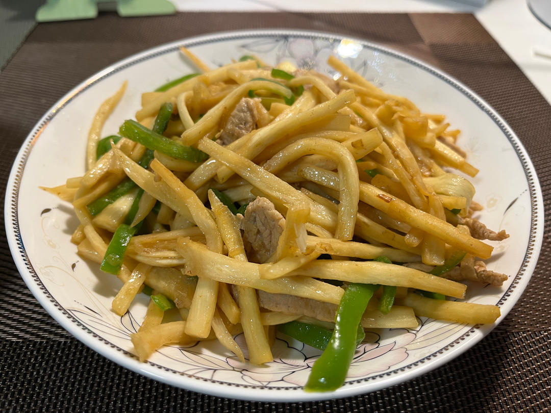 茭白肉丝