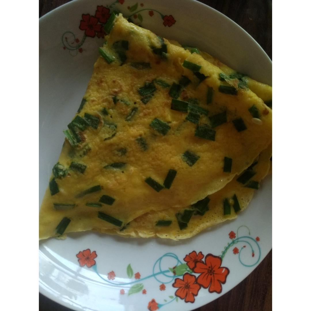 韭菜鸡蛋饼
