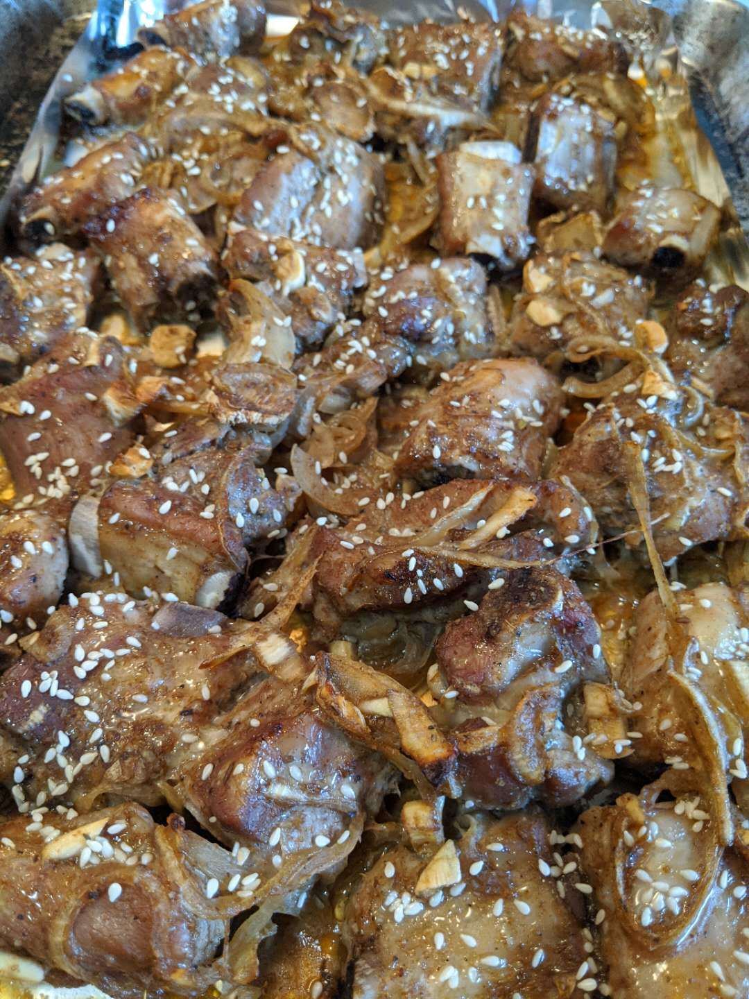 锡纸烤排骨