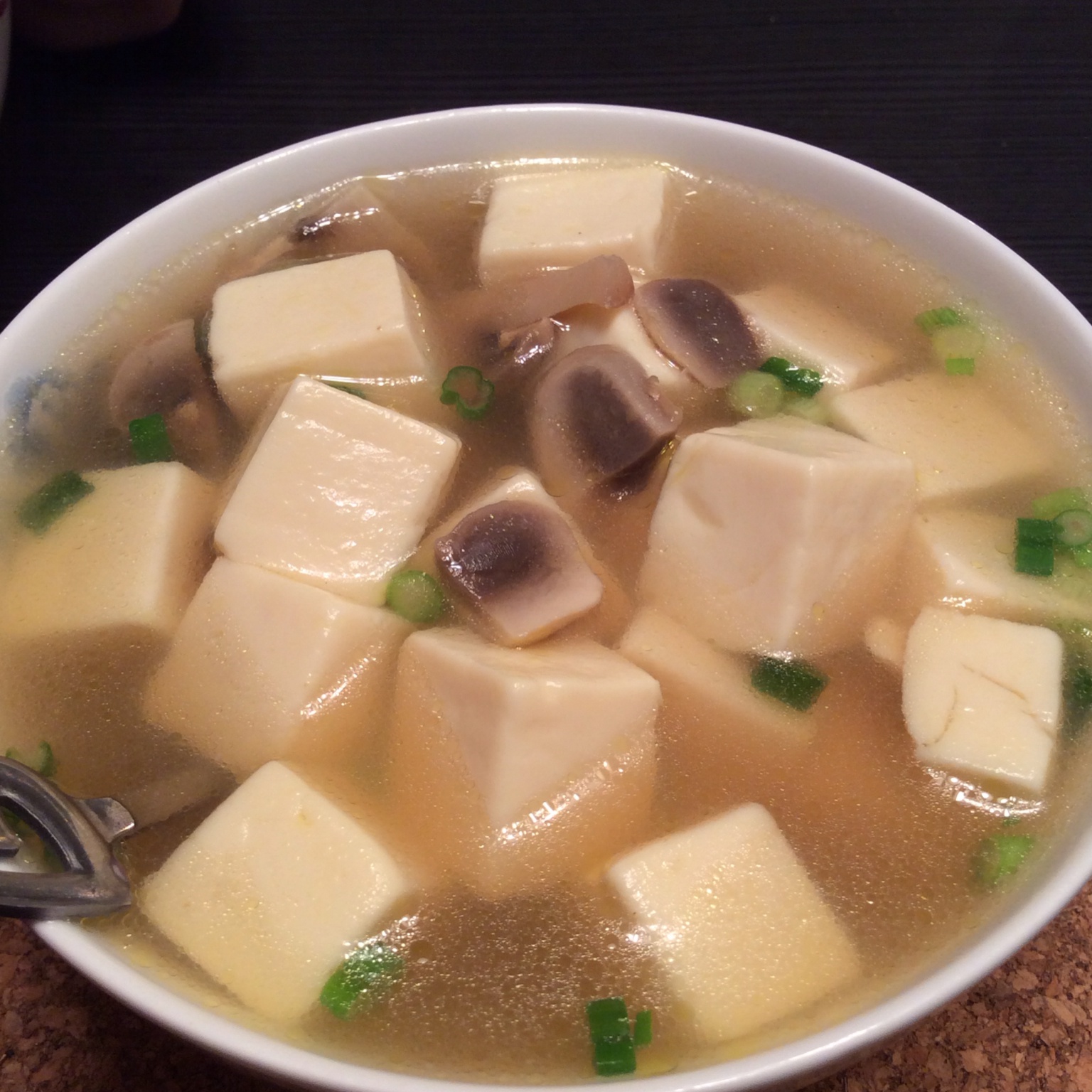 豆腐蘑菇汤