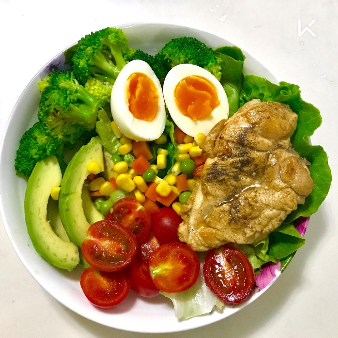 健身沙拉鸡胸肉健身沙拉