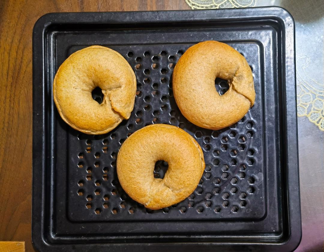 原味Bagel 中筋面粉做贝果（巨详细）