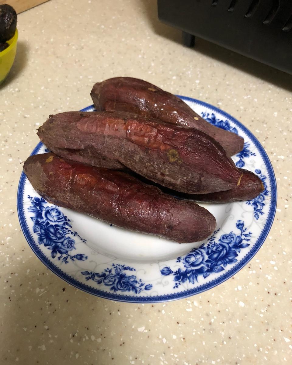 烤地瓜（烤箱初试）