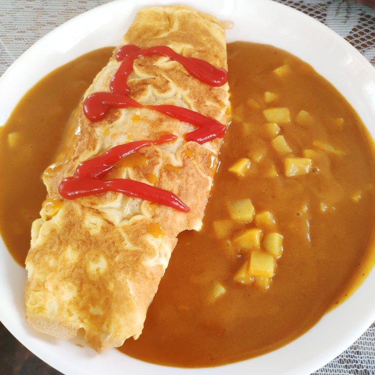 这是头牌了丨好吃的飞起来～🍛咖喱蛋包饭