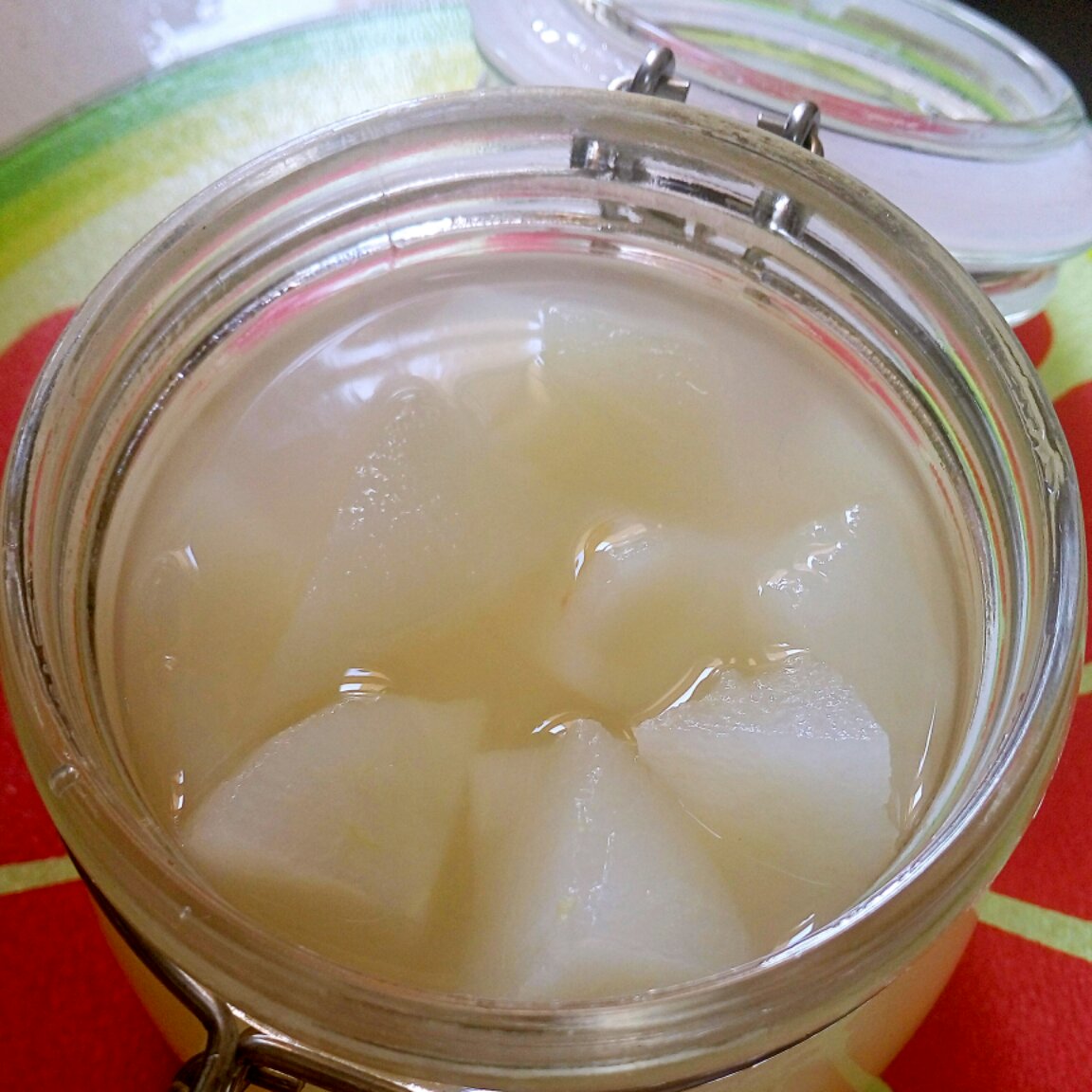 快乐铛铛做的雪梨罐头