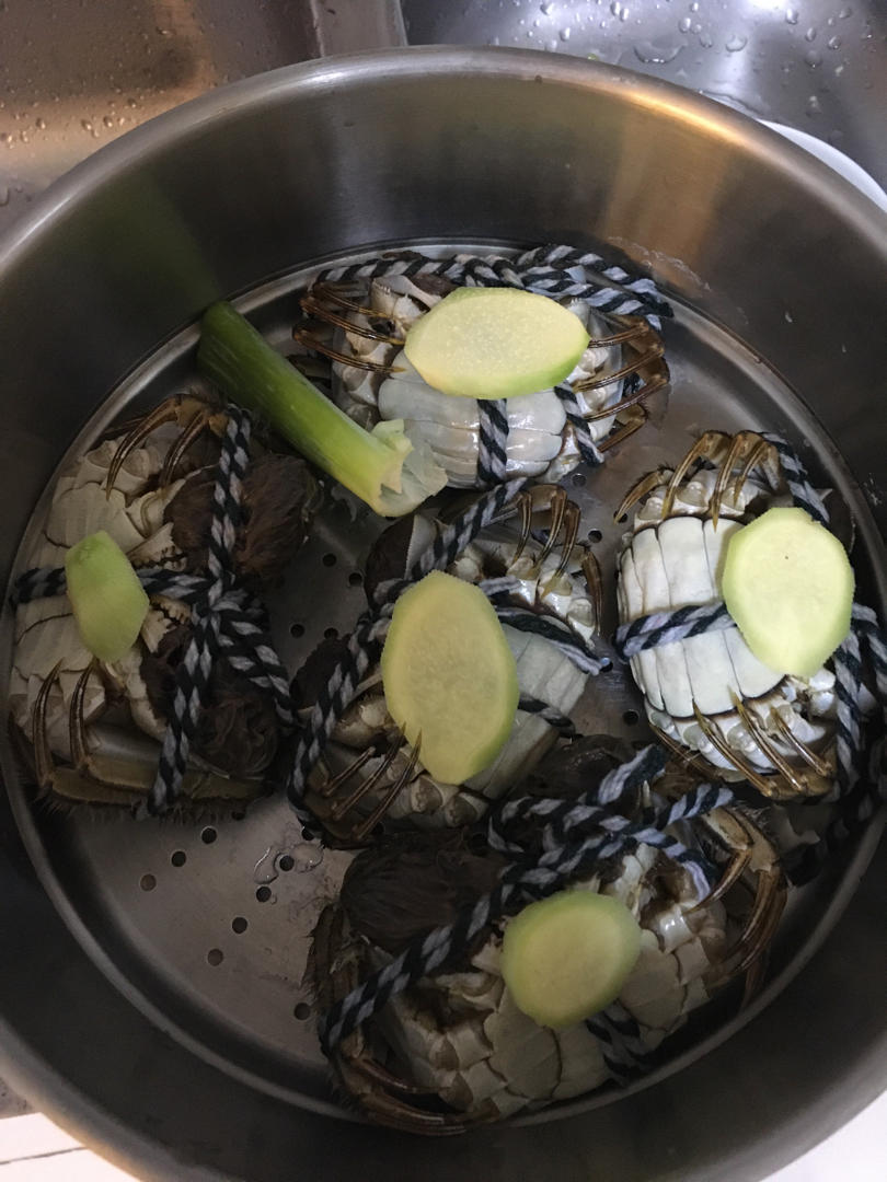 清蒸大闸蟹