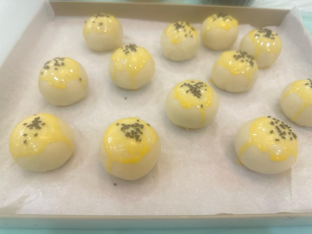 超简单 免揉 酥掉渣的蛋黄酥(超详细附全程视频)不破酥『万能酥皮』