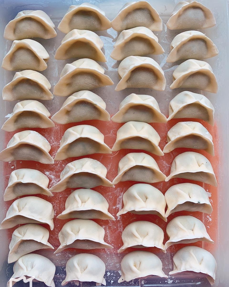 猪肉芦笋陷水饺