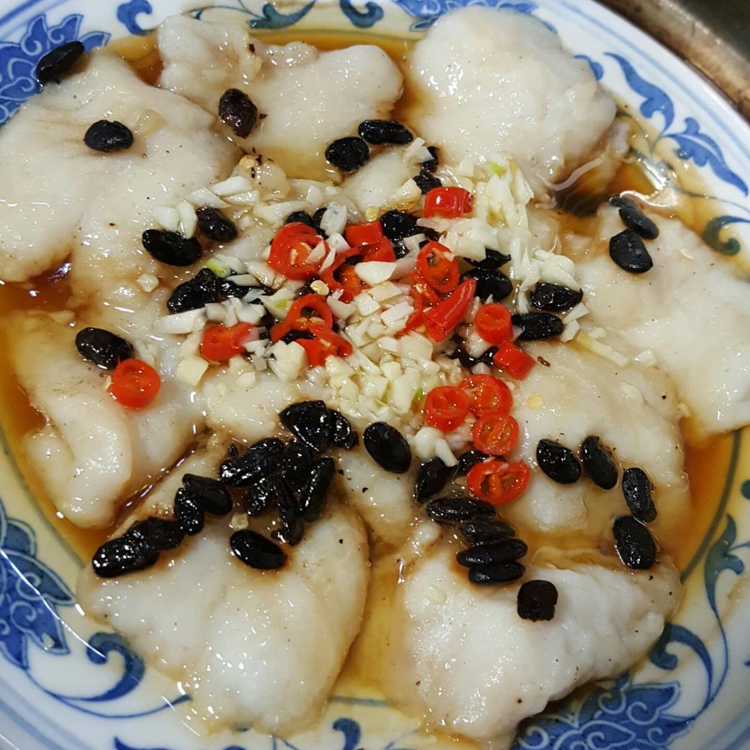 小流汗做的豆豉蒸龙利鱼