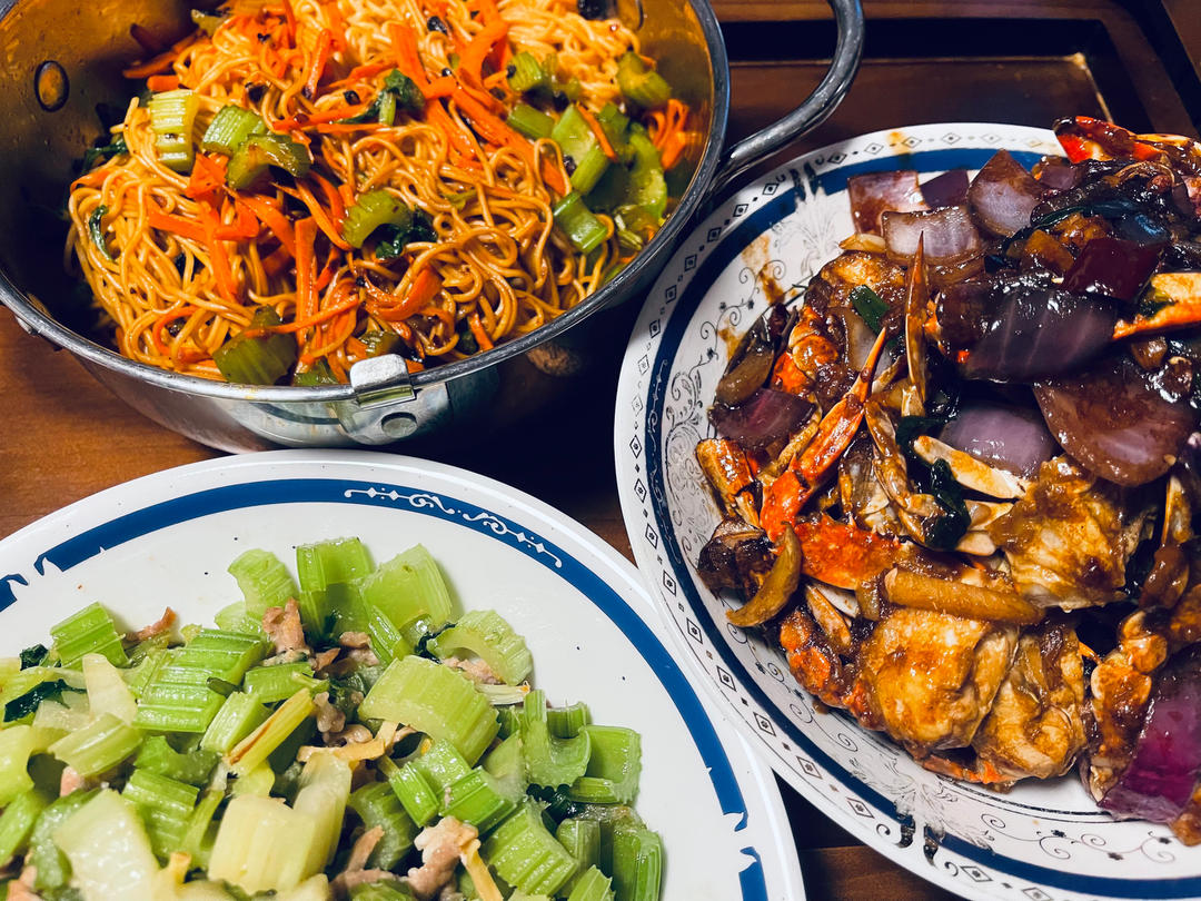 好吃到舔盘、超级下饭的酱爆梭子蟹