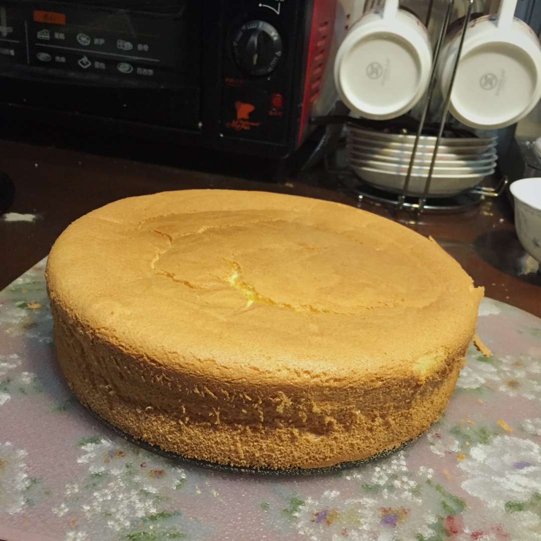 8寸戚风蛋糕（改良君之配方）#皮黑森林#