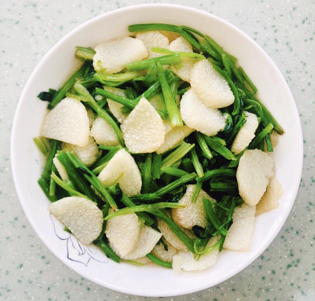 『素』芹菜炒山药