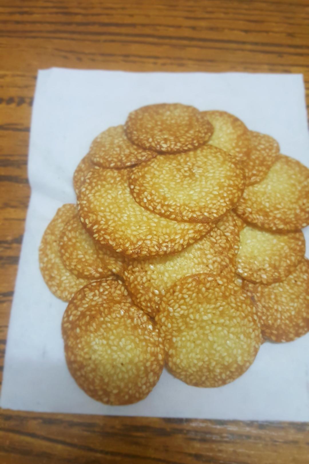 午后茶点——芝麻薄饼