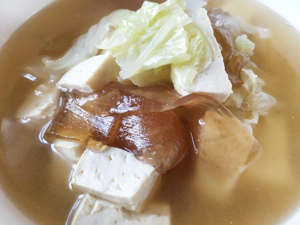 白菜豆腐炖粉条