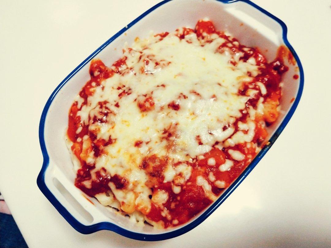 奶酪焗肉酱通心粉