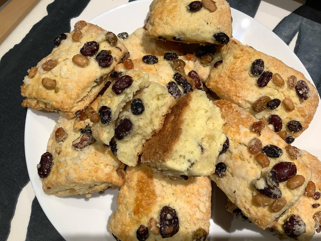 复刻星巴克红豆司康