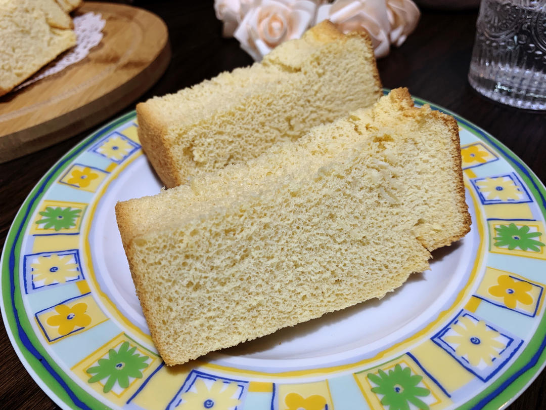 不“气疯”的戚风蛋糕-黄豆粉戚风