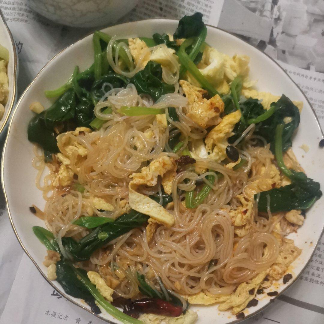 万能凉拌菜料汁（凉拌菠菜粉丝）