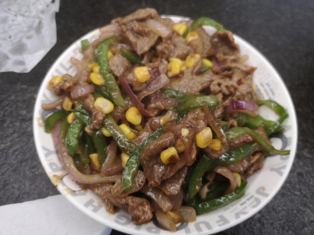 小炒青椒牛肉