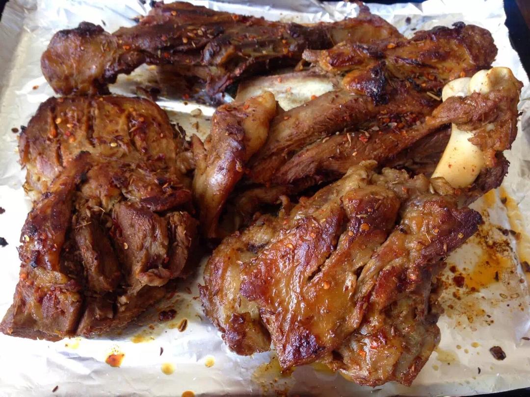 小焕厨房做的烤羊腿2018年7月24日