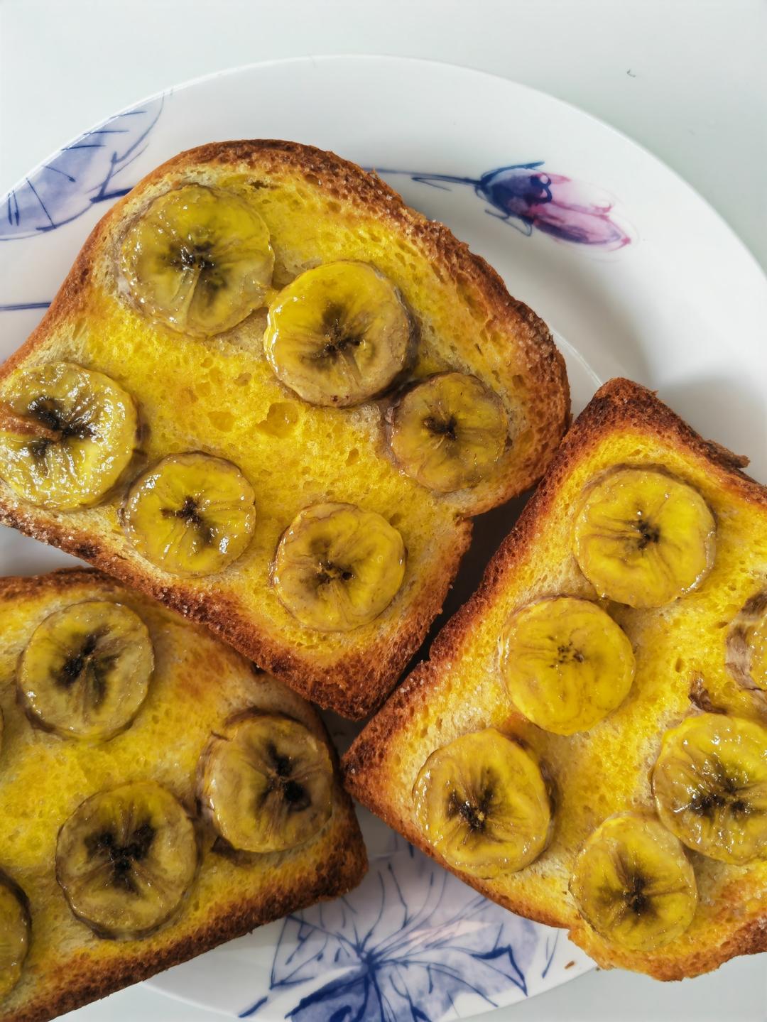 好吃到哭的香蕉烤吐司❗️酥脆香甜❗️零失败❗️