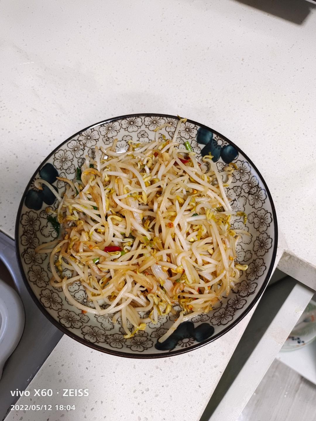 开胃解油腻「炝绿豆芽」