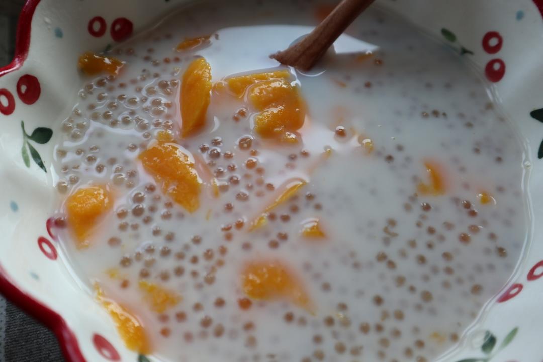 夏日必备之芒果椰奶西米露