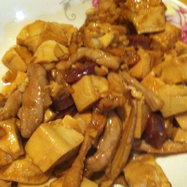 蒜香肉末烧豆腐