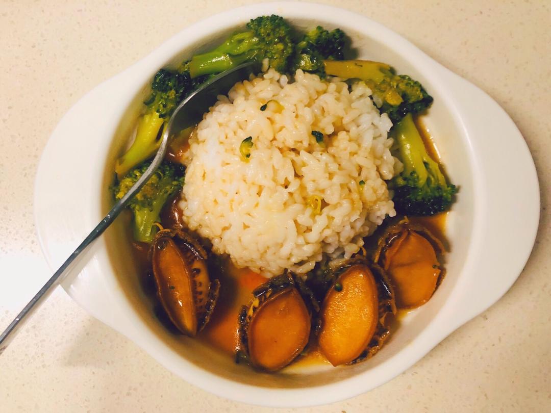 简单易学的鲍鱼捞饭