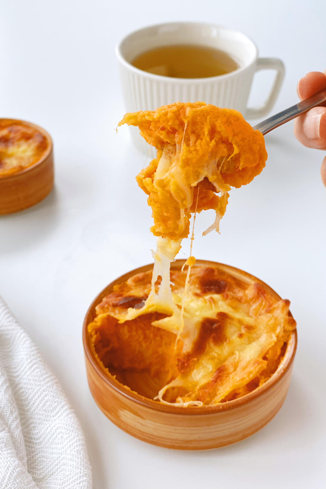 胖达朵爱做饭做的芝士奶油焗红薯