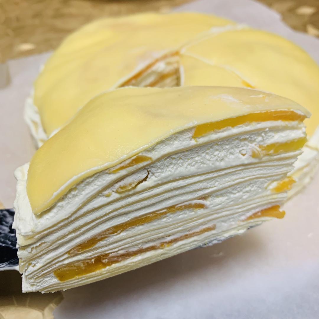 芒果千层蛋糕，100%成功告别煎皮无能
