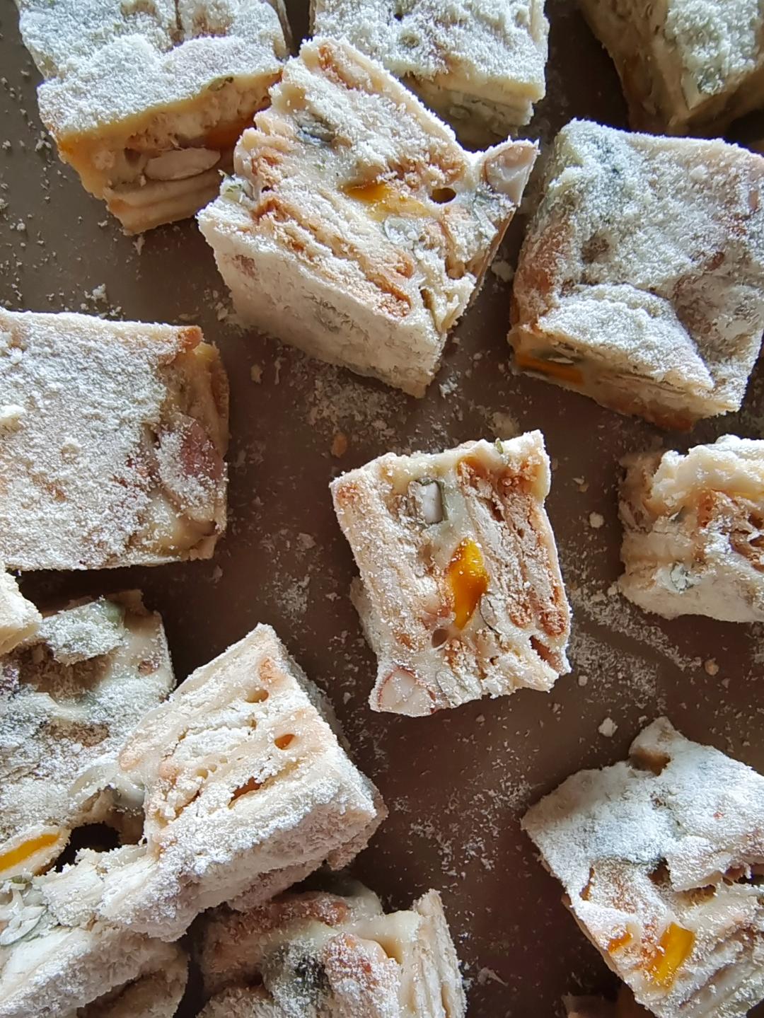 多种口味的雪花酥