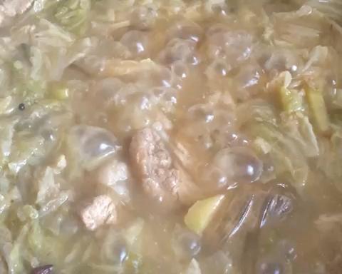 轩妈做排骨炖白菜粉条