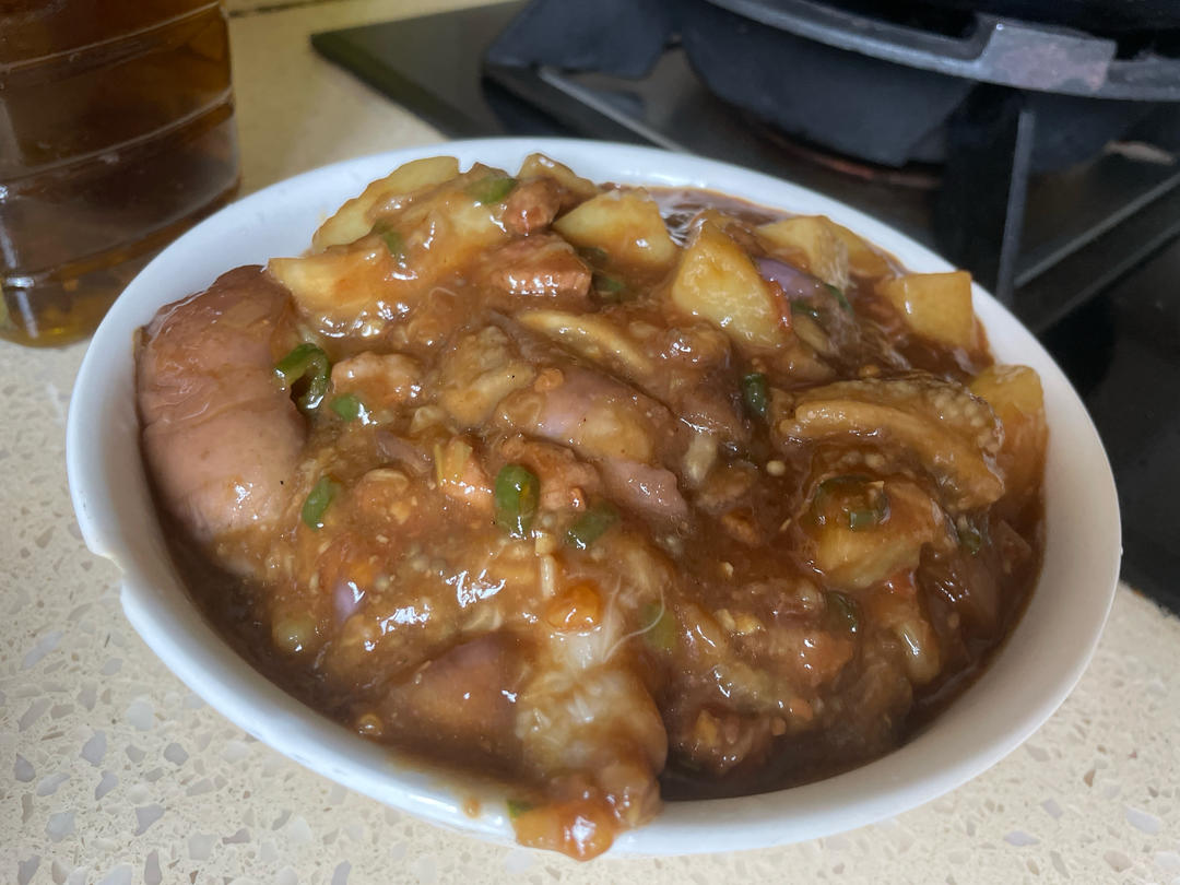 坐标辽宁抚顺，无敌的土豆烩茄子，附炸酱篇
